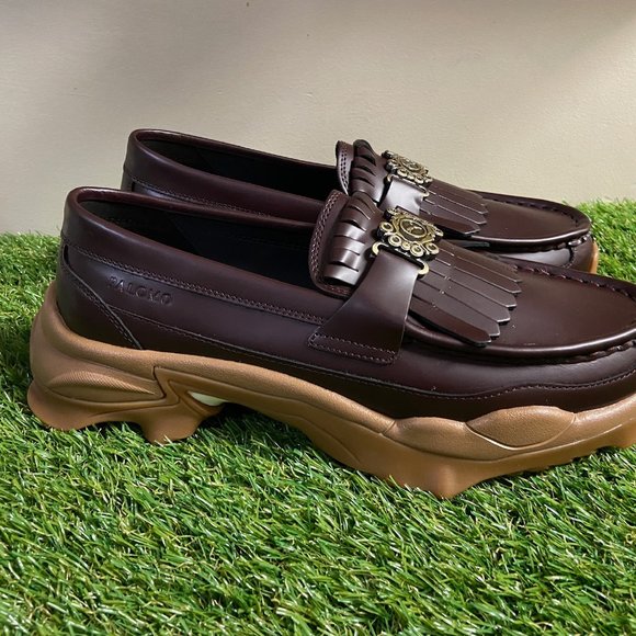 Puma Palomo X Nitefox Loafers Lather Casual Shoes 386683-01 Men’s Size NEW main image 4